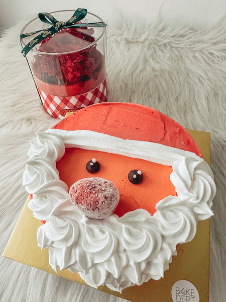 Xmas Ice Cream Cake (Strawberry) Bundle