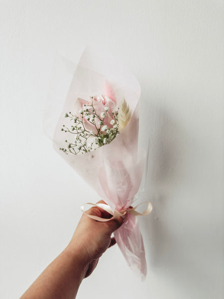Simple Fresh Rose/ Gerbera Bouquets (Bundle of Assorted Colours)