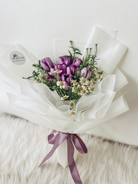Wanderlust (Purple) - Tulips Bouquet