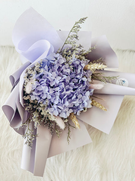 Preserved Purple Hydrangea
