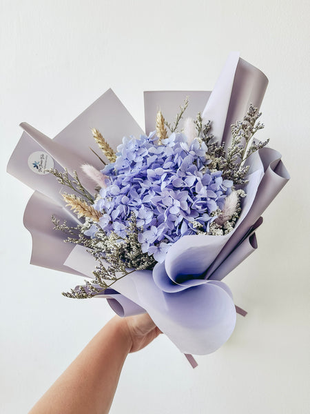 Preserved Purple Hydrangea