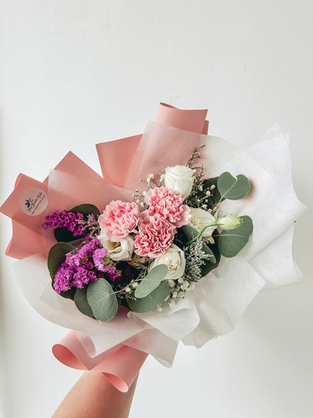 Mary- 3 Stalks Carnation Bouquet