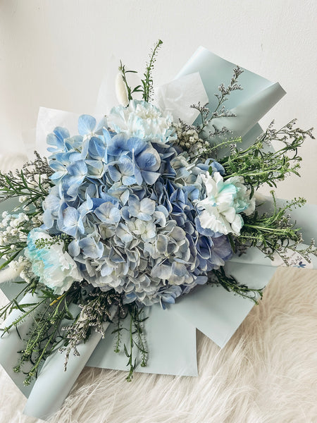 My Dearest One (Blue)- Hydrangea Bouquet