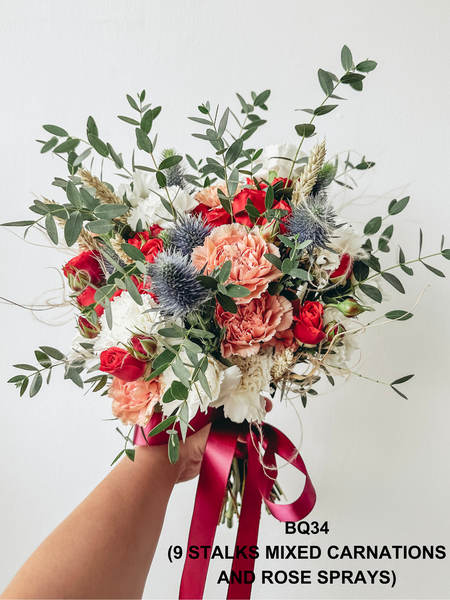 Wedding Bundle C (Standard Fresh Flower Bouquet)