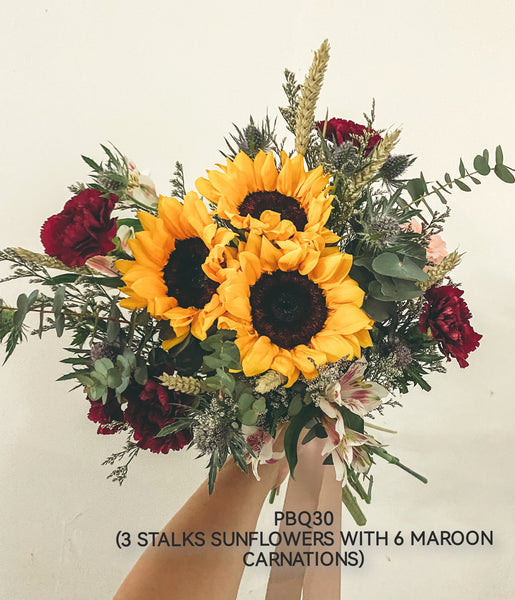 Wedding Bundle A (Premium Fresh Flower Bouquet)