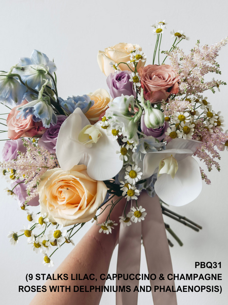 Wedding Bundle A (Premium Fresh Flower Bouquet)