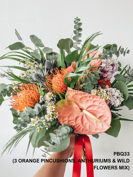 Wedding Bundle A (Premium Fresh Flower Bouquet)