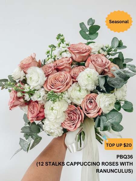 Wedding Bundle A (Premium Fresh Flower Bouquet)