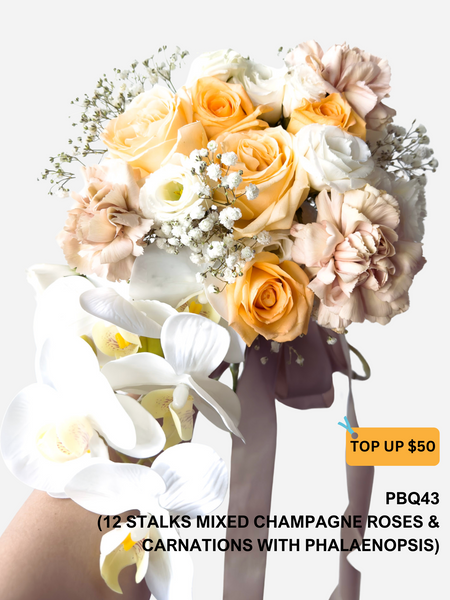 Wedding Bundle A (Premium Fresh Flower Bouquet)