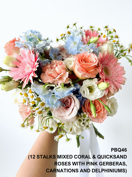 Wedding Bundle A (Premium Fresh Flower Bouquet)