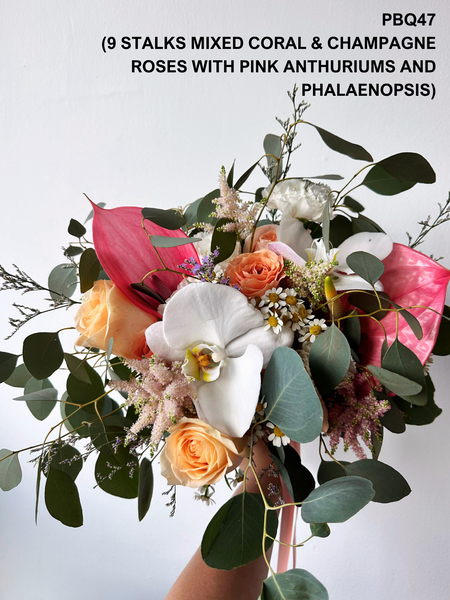 Wedding Bundle A (Premium Fresh Flower Bouquet)