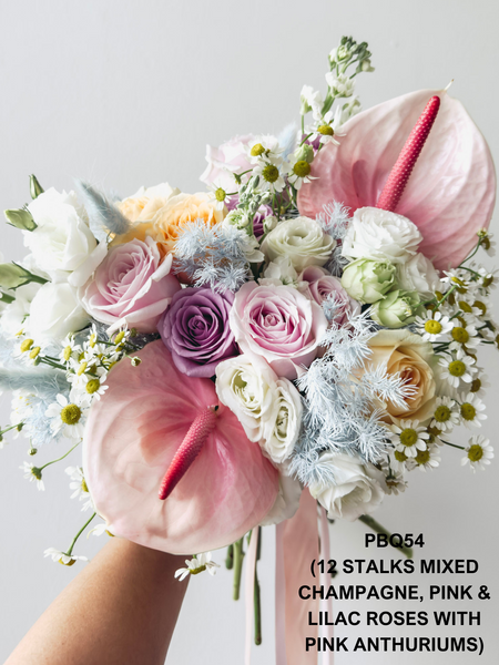 Wedding Bundle A (Premium Fresh Flower Bouquet)