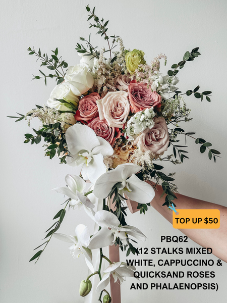 Wedding Bundle A (Premium Fresh Flower Bouquet)