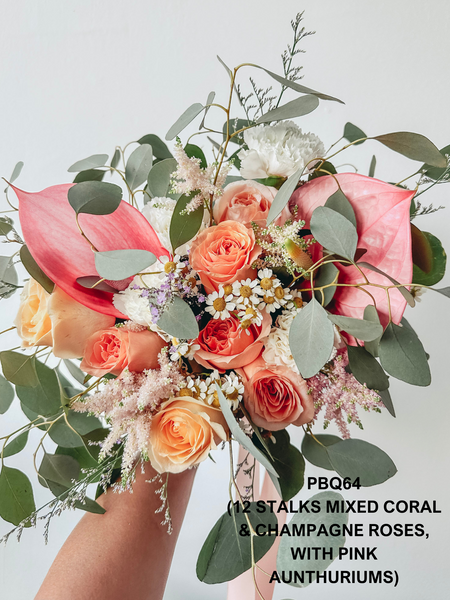 Wedding Bundle A (Premium Fresh Flower Bouquet)