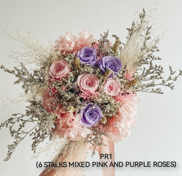 Wedding Bundle B (Standard Preserved Flower Bouquet)