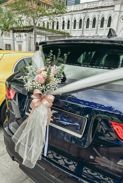 Premium Wedding Car (Pastel)