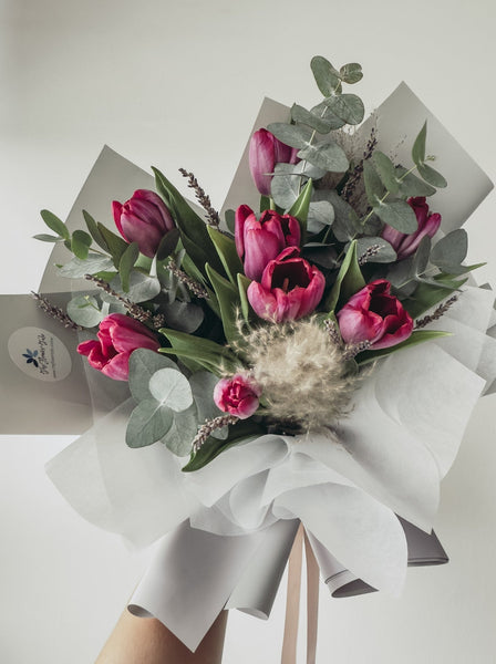 Cherish- Purple Tulips