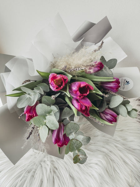 Cherish- Purple Tulips