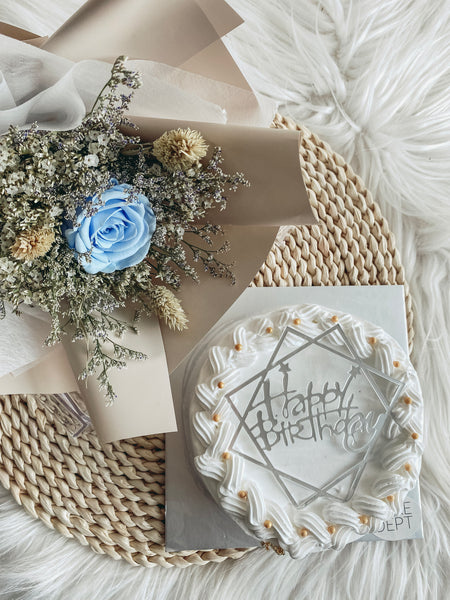 Preserved Flower Delivery, icecream cake