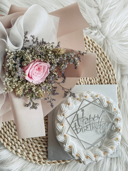 Preserved Flower Delivery, icecream cake