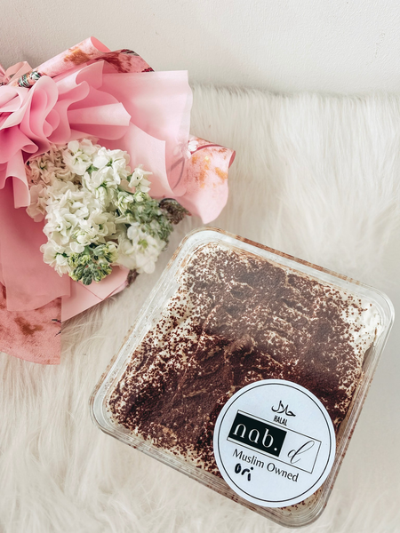 Mother’s Day Tiramisu Coffee Cake & Flower Bundle