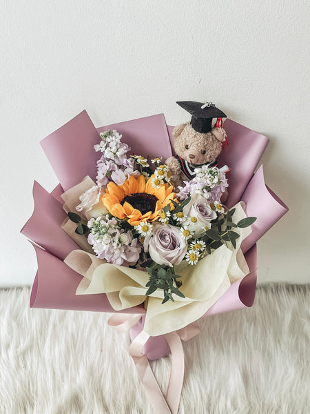 Blush Radiance Graduation Bouquet