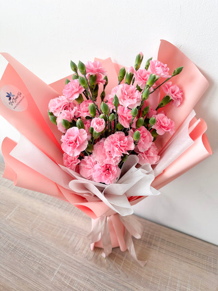 MD- Carnation Spray bouquet (Pink)