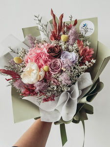 [Preserved] Kendi- 3 Stalks Preserved Roses Bouquets