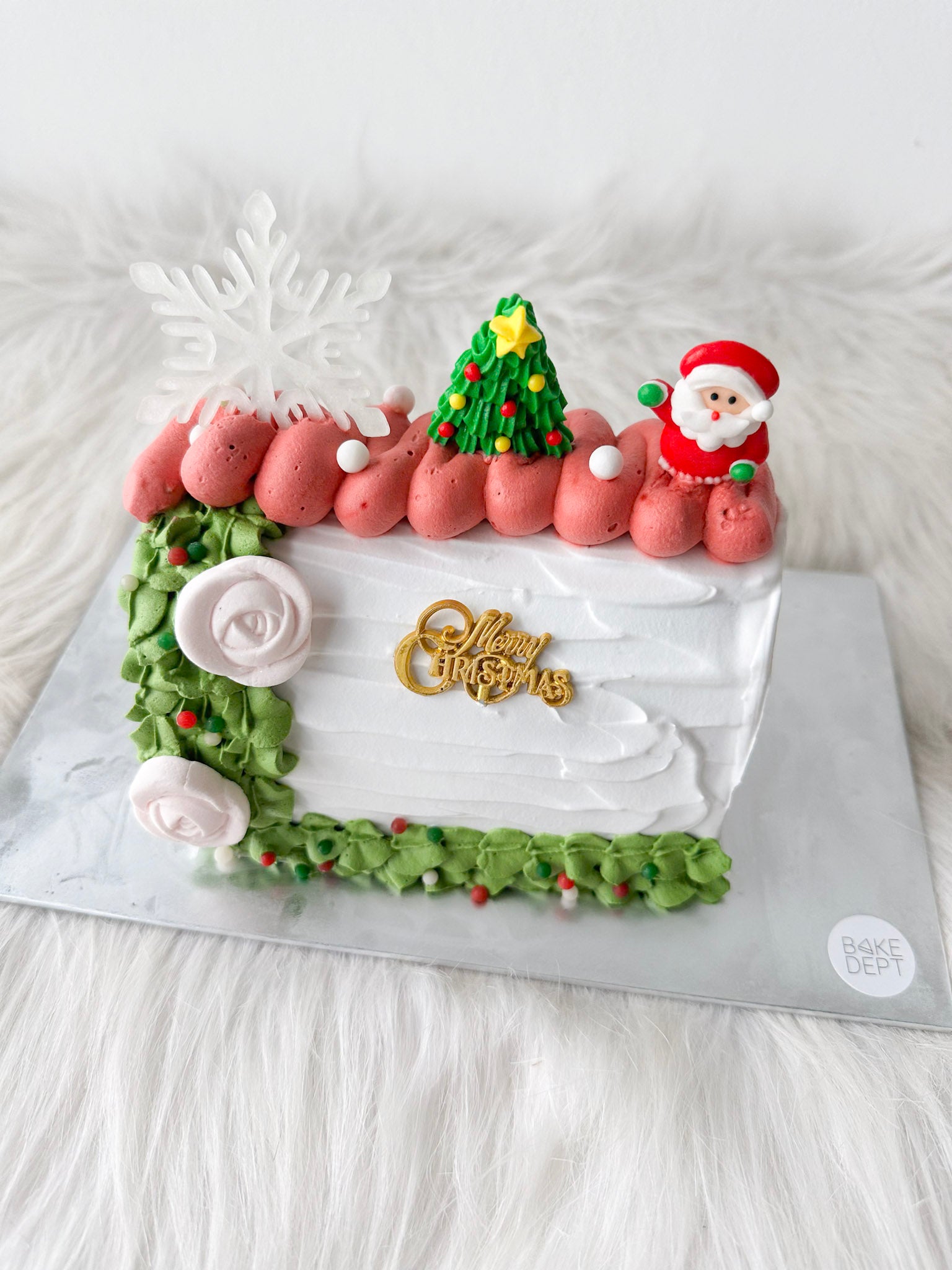 Xmas Ice Cream Logcake (Cookies and Cream)