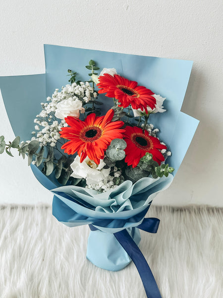 Crimson Sky Graduation Bouquet