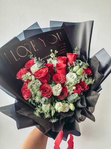 Rosie- 12 stalks Red Roses