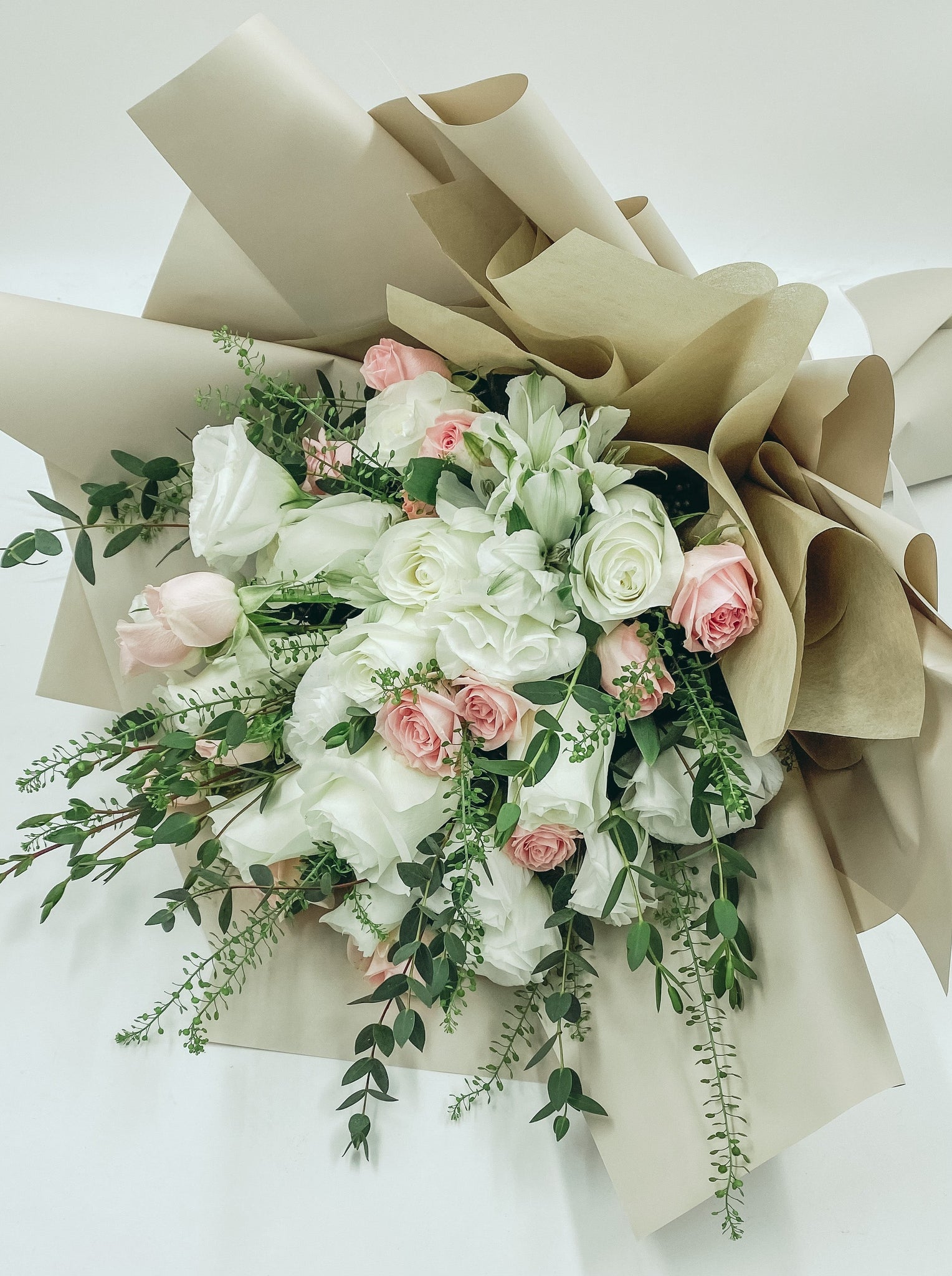 white rose bouquet Cheap Flower Delivery Same day flower delivery available for orders placed before 2pm. Free delivery above $120